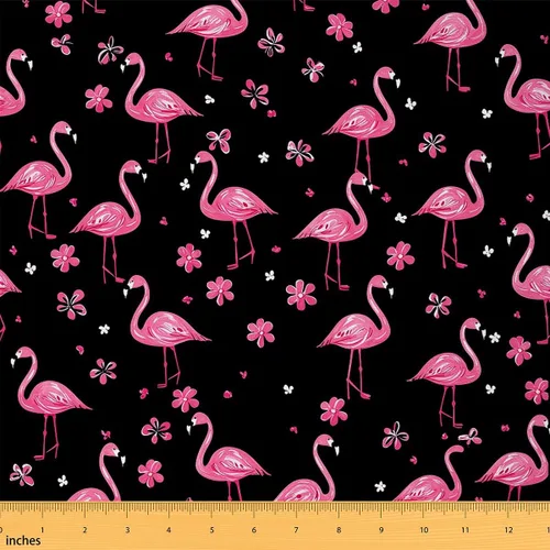 Miniatura 32 de The Yard - Tela Kawaii – Tapicería decorativa de fresa roja para mujeres, niñas y niños – Lindo arte impermeable para exteriores – 1 yarda, rosa