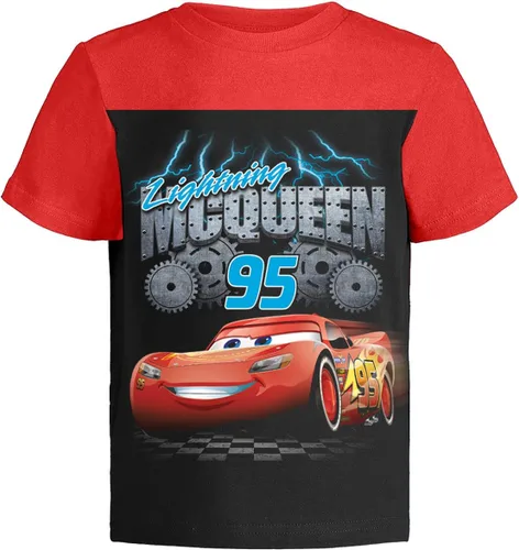 Miniatura 5 de Disney Cars - Lightning McQueen Boys Graphic T-Shirt (3 Pack)