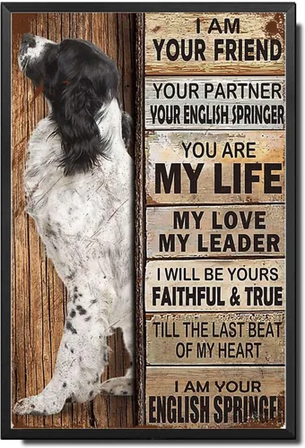 Miniatura 28 de Letrero de Metal Letrero de Hojalata Arte de Pared Vintage I Am Your Friend Regalo para Amantes de Schnauzer Arte de Pared Vintage Impresiones
