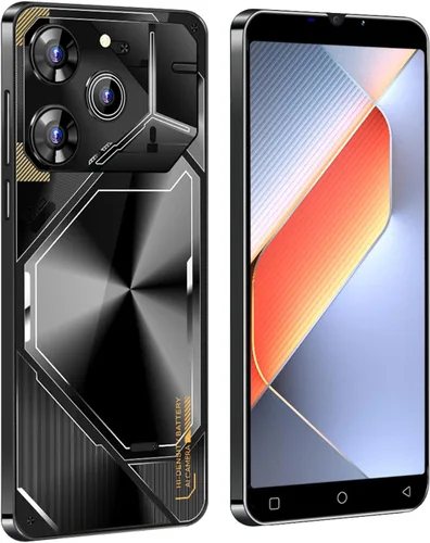 Pova6pro - Teléfono inteligente IPS de 5.0 pulgadas, 2 GB+16 GB expandible a 128 GB, 4G Dual SIM, Android 10.0, cámaras duales de 5 MP+5MP, batería