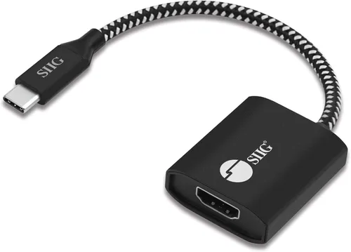 Miniatura 9 de SIIG CB-TC0C12-S1 Adaptador de cable USB tipo C a 4K HDMI - Compatible con Thunderbolt 3 - Convertidor macho a hembra - Diseño de enchufe reversible