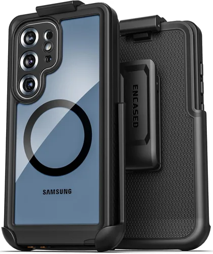 Miniatura 9 de Encased Funda impermeable para cinturón diseñada para Samsung Galaxy S24 Plus, funda protectora de cuerpo completo con protector de pantalla