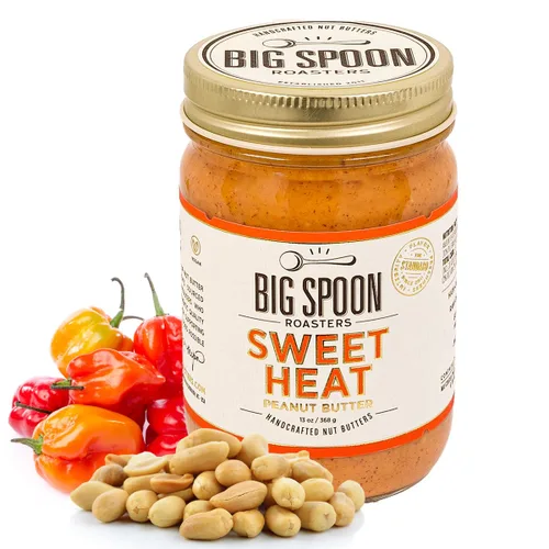 Miniatura 11 de Big Spoon Roasters Mantequilla de maní y pecana con canela y arce, mantequilla de maní baja en azúcar, mantequilla de maní cremosa con jarabe