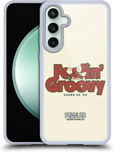 Miniatura 197 de Head Case Designs Funda de gel Woodstock 50th con licencia oficial de Peanuts Snoopy Guitar 1969 [protección de grado militar] compatible