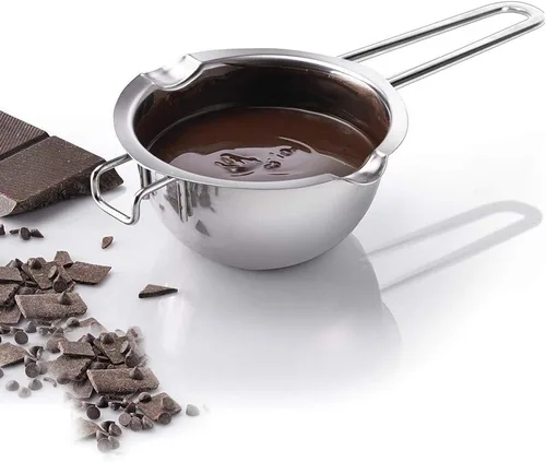 Miniatura 5 de Juego de ollas de doble caldera de 33.8 fl oz de acero inoxidable para hacer chocolate, velas y dulces (34 onzas)