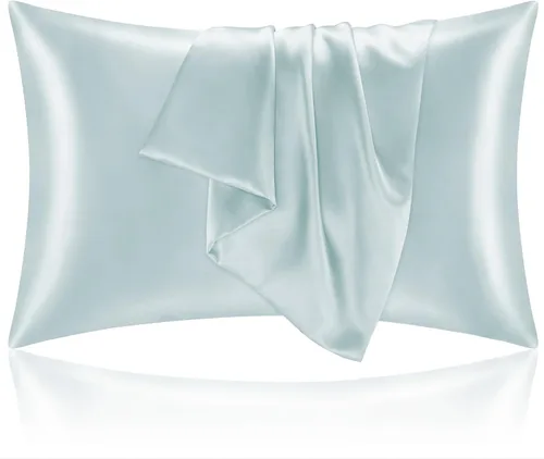 Miniatura 137 de Bedelite Funda de almohada de satén para el cuerpo, súper suave y refrescante, para el cabello y la piel, transpirable, sedosa y larga, 20 x 54 Rosa
