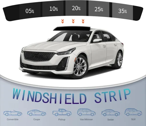 Miniatura 16 de Película de tinte de ventana precortada para Honda Civic Coupé 2006-2011 todos los lados+parabrisas trasero 20% VLT 2 capas antiroturas, bloqueo UV