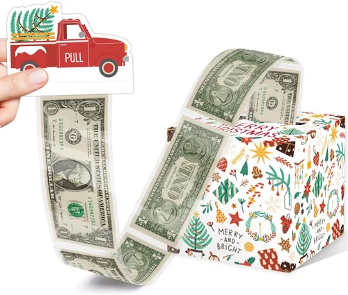 Miniatura 15 de Caja de dinero de feliz cumpleaños para regalo en efectivo, incluye tarjeta de feliz cumpleaños y 35 bolsas transparentes, divertido regalo