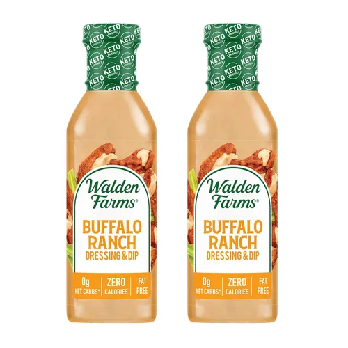 Miniatura 27 de Walden Farms Vinagreta de Tomate Seco al Sol – Aderezo sin calorías, bajo en carbohidratos, apto para dieta keto, vegano, sin azúcar con rico sabor