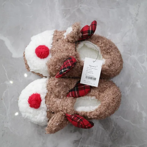Miniatura 6 de Pantuflas de Navidad para mujer, lindas y cálidas para el hogar, para interiores y exteriores
