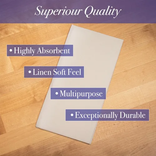 Miniatura 5 de Servilletas de lino similares a la tela, 200 servilletas desechables elegantes para baño de invitados, fiestas y eventos, servilletas de cena suaves