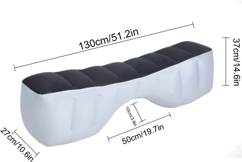 Miniatura 3 de Onirii colchón inflable para coche, cama para asiento trasero con bomba de aire, colchón de aire portátil y grueso para viaje, camping y dormir