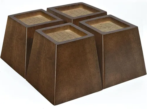 Miniatura 13 de Elevadores de cama de madera (4 piezas redondas de 2 pulgadas)