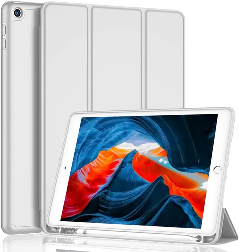 Miniatura 12 de iMieet - Funda para iPad de 9ª generación 2021/iPad de 8ª generación 2020 de 10.2 pulgadas con soporte para lápices, funda para iPad de 7ª