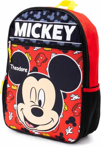 Miniatura 3 de DIBSIES Mochila personalizada de personajes con licencia - 16 pulgadas, Hooray Mickey, Mochila