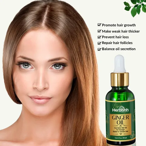 Miniatura 2 de Herbishh Combo de fortalecimiento del cabello que contiene champú de color para el cabello, tinte para el cabello, 16.9 fl oz borgoña + aceite