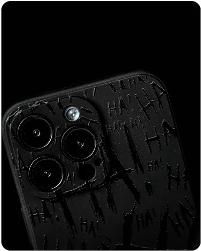 Miniatura 9 de SIMPLYMDRN Funda delgada para iPhone 13 - Diseño Joker Haha - Funda genial para hombres - Cubierta de diseñador de superhéroe villano - Delgada