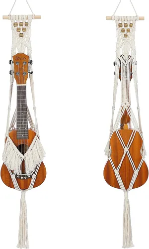 Miniatura 3 de Soporte de montaje en pared para ukelele para ukelele soprano, kit alternativo