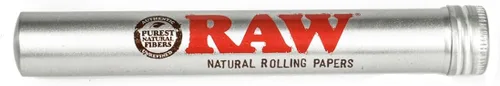 Miniatura 5 de RAW Thentic - Tubo de aluminio estilo cigarro, plata, 1 unidad