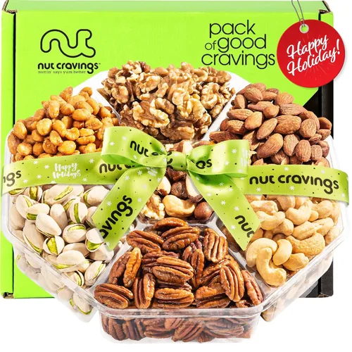 Miniatura 22 de Canastas para regalo de Pascua para adultos y niños, huevo lleno de dulces y conejito Plato con nueces gourmet (surtido de 7) Arreglo con golosinas