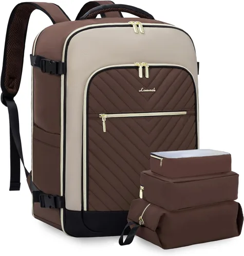 Miniatura 12 de LOVEVOOK Mochila de Viaje Grande, Mochila de Equipaje de Mano para Aviones, Viajes