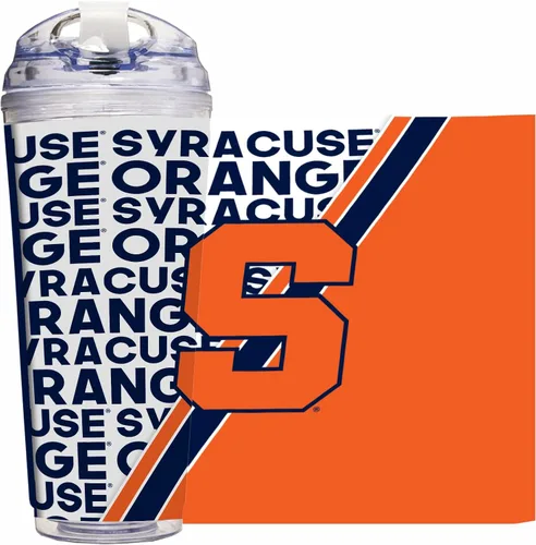 Miniatura 70 de Rico Industries Taza acrílica NCAA estándar de 24 onzas con tapa con bisagra, taza de doble pared oficialmente licenciada con pajita