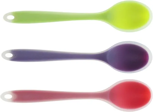Miniatura 2 de SM SunniMix Cuchara de silicona semitransparente 3pcs Cuchara de sopa Cuchara de leche de café