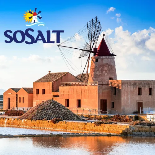 Miniatura 2 de SoSalt Dal Mare Di Trapani, Sal marina fina de Sicilia, cubo de servicio de alimentos, (11.0 lbs) 11 libras, todo natural, sal marina mediterránea a