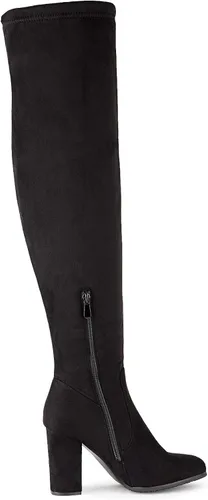 Miniatura 2 de Dream Pairs - Botas altas sobre la rodilla a la moda ajustadas y con tacón grueso para mujer