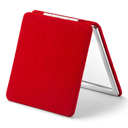 Miniatura 38 de Omiro - Espejo compacto, cuero PU clásico. Ampliación 1x/3x, ultra portátil para el bolsillo, ideal para bolsos y viajes (negro)