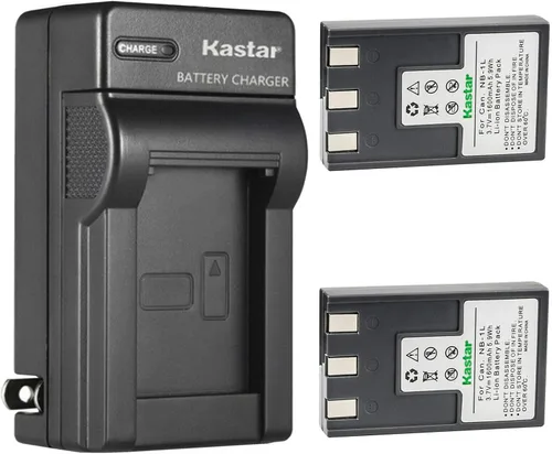 Miniatura 5 de Kastar - Cargador de batería de pared para Canon NB-1L, NB-1LH, Canon CB-2L, CB-2LS CB-2LSE, CBC-NB1 Charger, Canon PowerShot S300, PowerShot S330