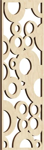 Miniatura 11 de Farwell Paneles de pared decorativos de madera con calado, 13 3/8 pulgadas de ancho x 34 3/8 pulgadas de alto x 1/4 de alto, roble rojo rojo