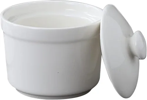Miniatura 3 de SHERCHPRY Olla de cerámica con tapa, cuenco de sopa de vapor, olla de cocción al vapor, olla de cocina para el hogar, cocina, huevo, nido, pájaros