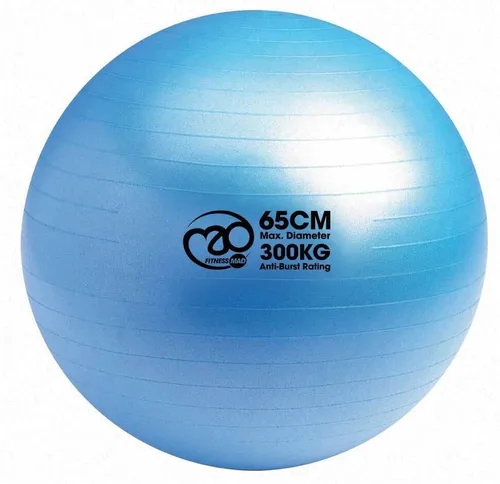 Miniatura 4 de Fitness-Mad - Pelota suiza resistente a la explosión de 661.4 lbs, 17.7 in/21.7 in, 25.6 in/29.5 in, azul