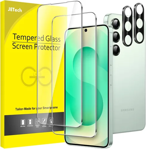 Miniatura 24 de JETech - Protector de pantalla para Samsung Galaxy S20 FE de 6.5 pulgadas con protector de lente de cámara, película de vidrio templado, compatible