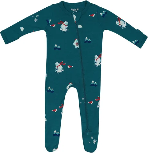 Miniatura 12 de KYTE BABY Pies unisex con cierre de cremallera, rayón hecho de bambú, 0-24 meses