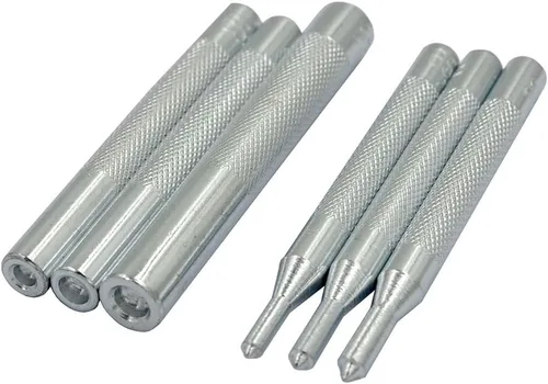 Miniatura 3 de DGOL 10 piezas de cierre de botón a presión de metal Setter Metal Snaps Press Studs Instalar Punch Base Kit de herramientas
