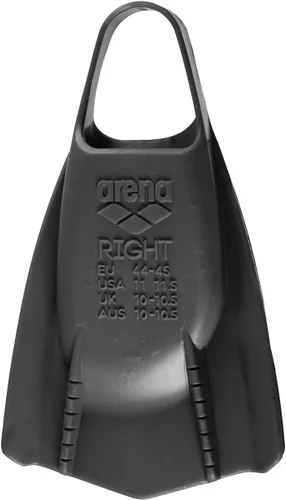 Miniatura 3 de Arena Aletas de Entrenamiento de Natación Powerfin Pro Unisex para Adultos Hombres y Mujeres Aletas de Silicona de Hoja Corta Izquierda-Derecha