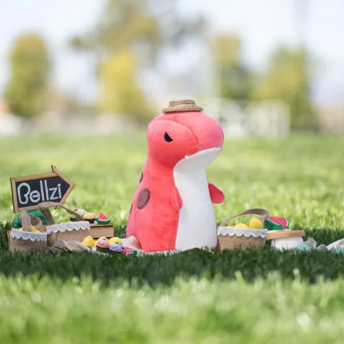 Miniatura 5 de Bellzi T-Rex - Lindo juguete de peluche de dinosaurio – Adorable juguete de dinosaurio suave y regalos – Regalo perfecto para niños, bebés, niños