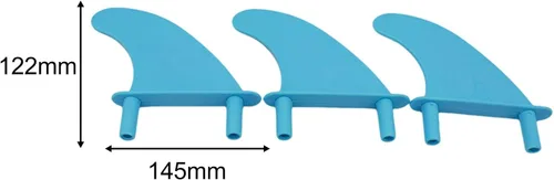Miniatura 5 de 3 aletas suaves para tabla de surf, tornillos de aleta de surf, piezas de tabla de surf de espuma, aletas de empuje para tabla de crucero, surf