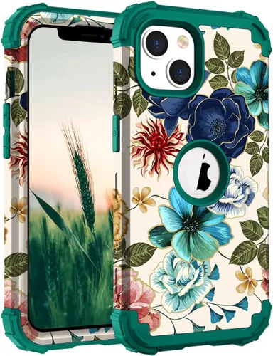 Miniatura 37 de Hocase Funda para iPhone SE 2022/2020, resistente a prueba de golpes, de plástico duro+goma de silicona, funda protectora híbrida para iPhone SE