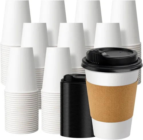 Miniatura 15 de RACETOP Paquete de 300 tazas de café de papel de 3 onzas para baño, vasos desechables para enjuague bucal, vasos de papel pequeños para fiestas