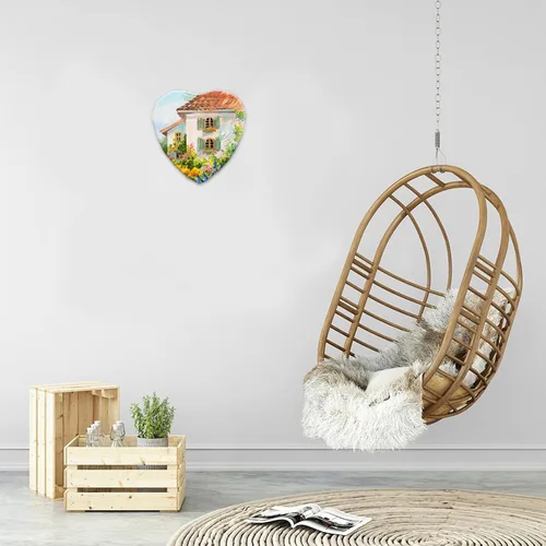 Miniatura 5 de Wakauto Pintura blanca Juego de pintura blanca Juego de pintura lienzo en forma de corazón Dibujo en blanco Tableros de lienzo estirado