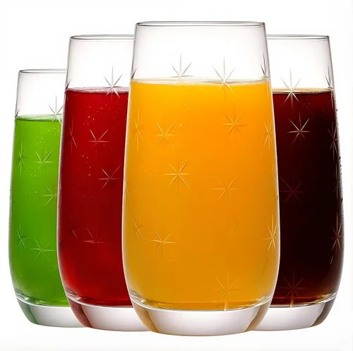 Miniatura 9 de SHOSHIN - Vasos de alta calidad cortados a mano – 17 onzas Juego de 4, vasos de cristal premium sin plomo con patrón clásico, perfectos para agua