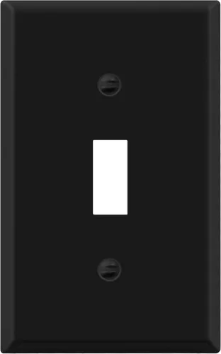 Miniatura 123 de ENERLITES Placa de Pared Metálica para Interruptor de Luz de Palanca, Acero Inoxidable 201, Resistente a la Corrosión, Tamaño Estándar 1-Gang 4.50