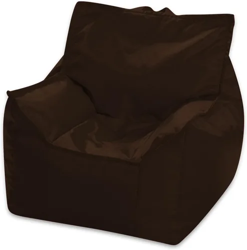 Miniatura 148 de Posh Beanbags - Sillón puff grande, 38 pulgadas, color azul rey sólido Nylon suave - Azul real