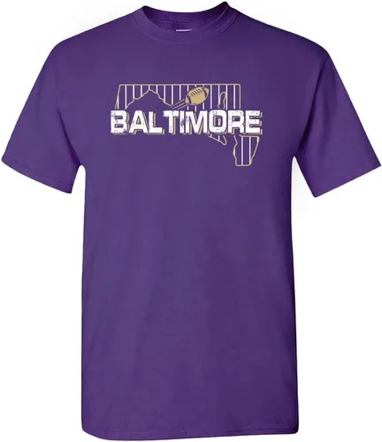 Miniatura 20 de Xtreme Apparrel Camiseta para hombre Team Field Map para aficionados al fútbol Dallas - Camisa azul marino