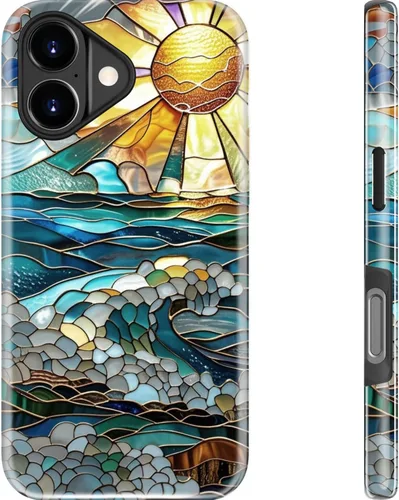 Miniatura 157 de Goodon para iPhone 17 Pro, Funda Estética de Gato Negro y Niña Naranja, Compatible con Magsafe, Funda Protectora Retro Única y Moderna de Silicona