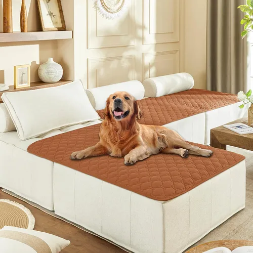 Miniatura 105 de gogobunny Manta 100% Impermeable de Doble Cara para Perros, Cubierta Suave para Cama de Mascotas, Reversible, Protege Muebles, Sillón, Sofá, Coche
