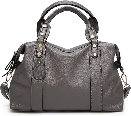 Miniatura 11 de Bolsos y carteras para mujer, bolso de mano de cuero vegano para mujer, bolso de hombro, bolso de viaje con compartimentos